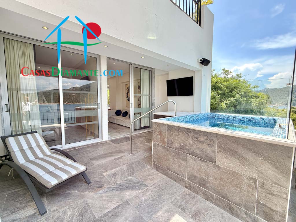 Vista Real Portonovo N 12 - Terraza con jacuzzi 13
